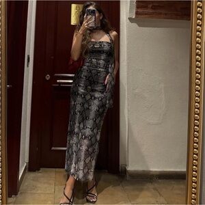 NWT ZARA 2pc Print Tulle 
Skirt SET M 
Top size S
🚨FIRM  PRICE